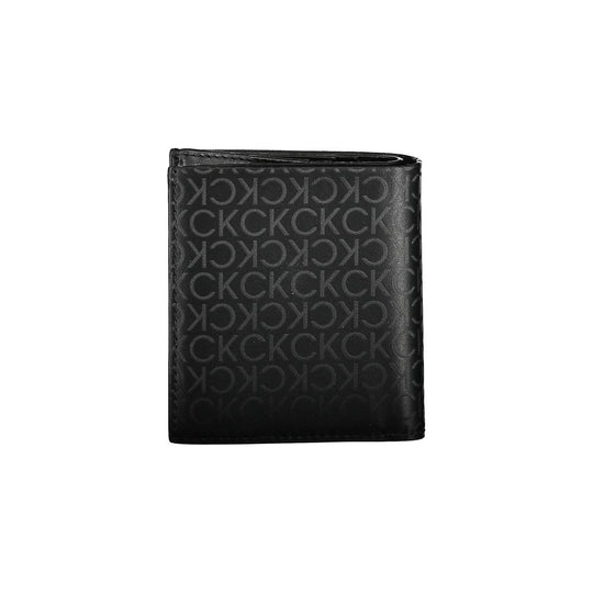 Calvin Klein Schwarzes Polyester Portemonnaie