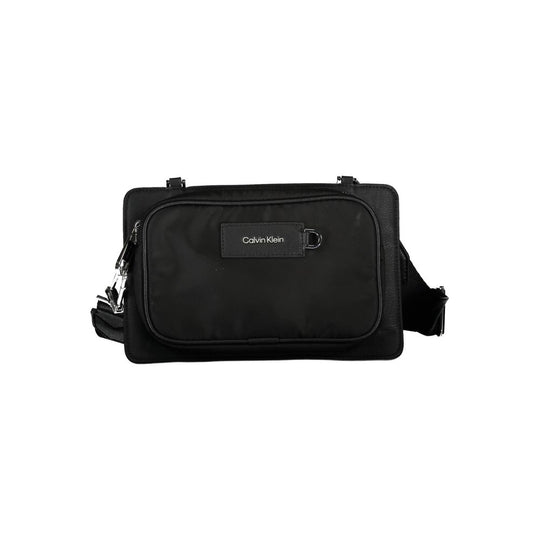 Calvin Klein Schwarze Polyester-Umhängetasche