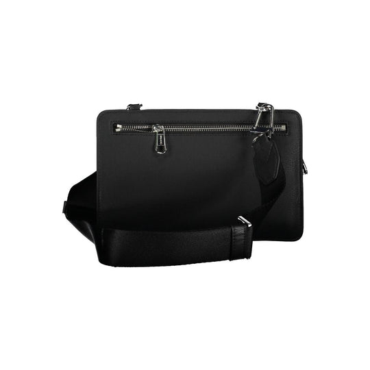Calvin Klein Schwarze Polyester-Umhängetasche