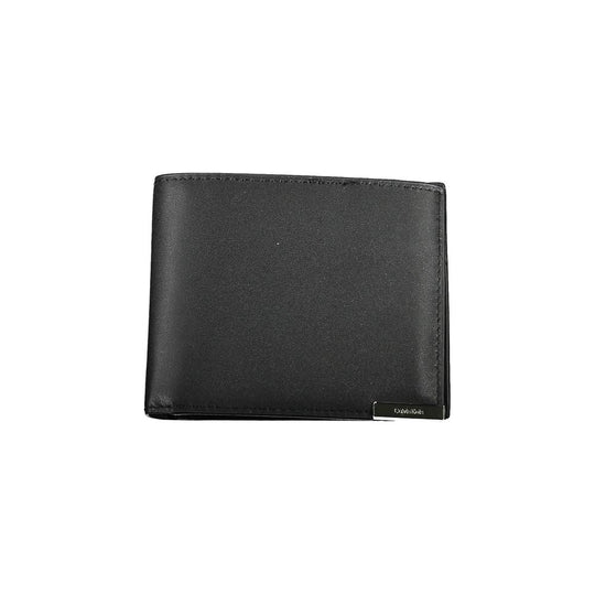 Calvin Klein Schwarzes Portemonnaie aus Polyethylen