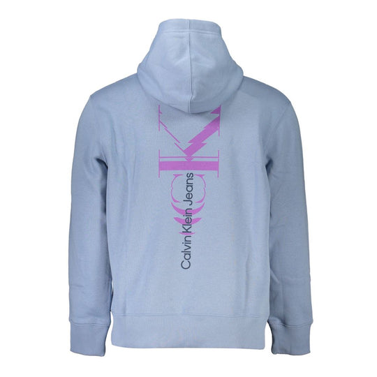 Calvin Klein Blauer Baumwollpullover für Männer
