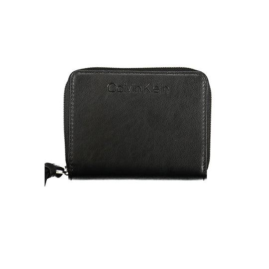 Calvin Klein Schwarzes Polyester Portemonnaie