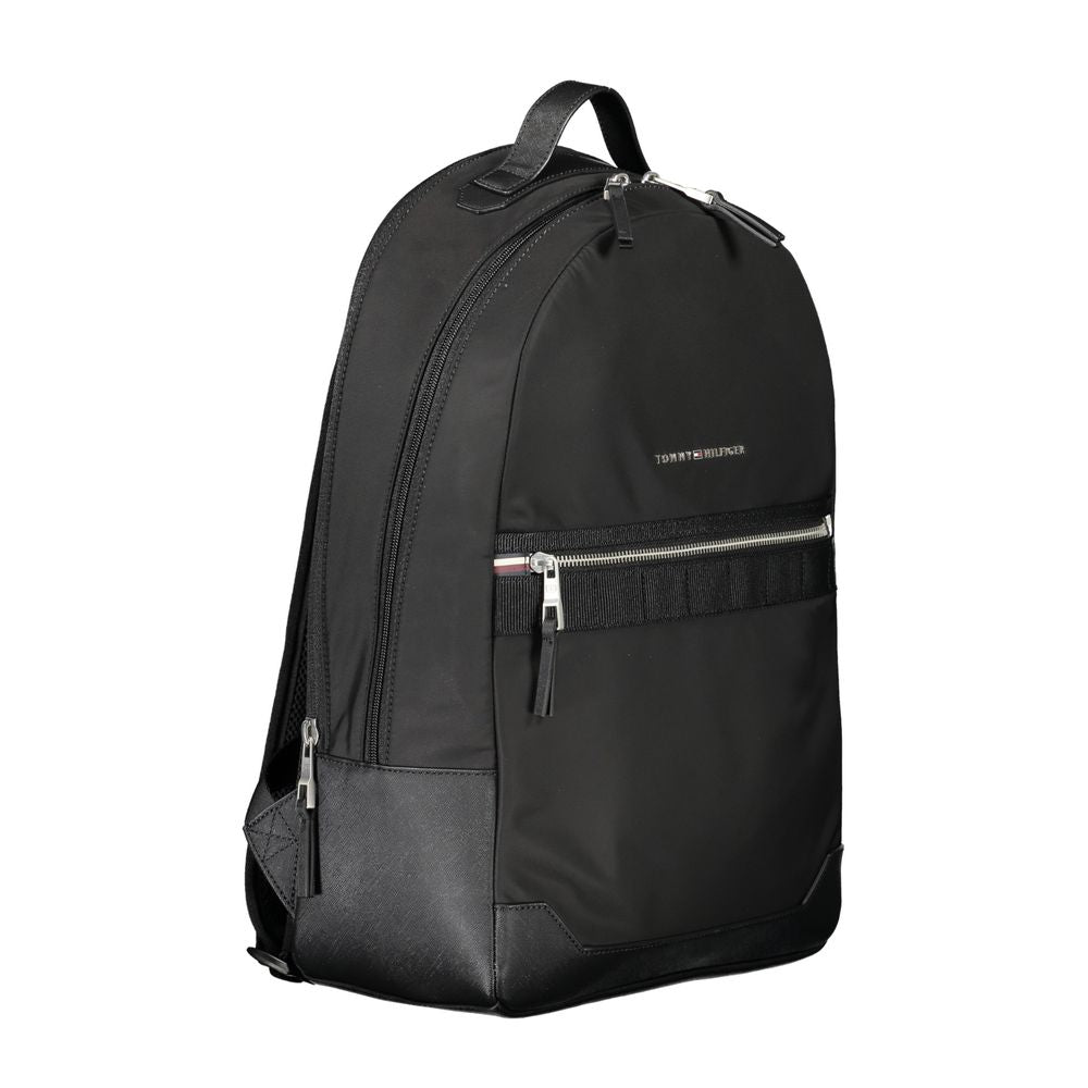 Tommy Hilfiger Schwarzer Polyester-Rucksack