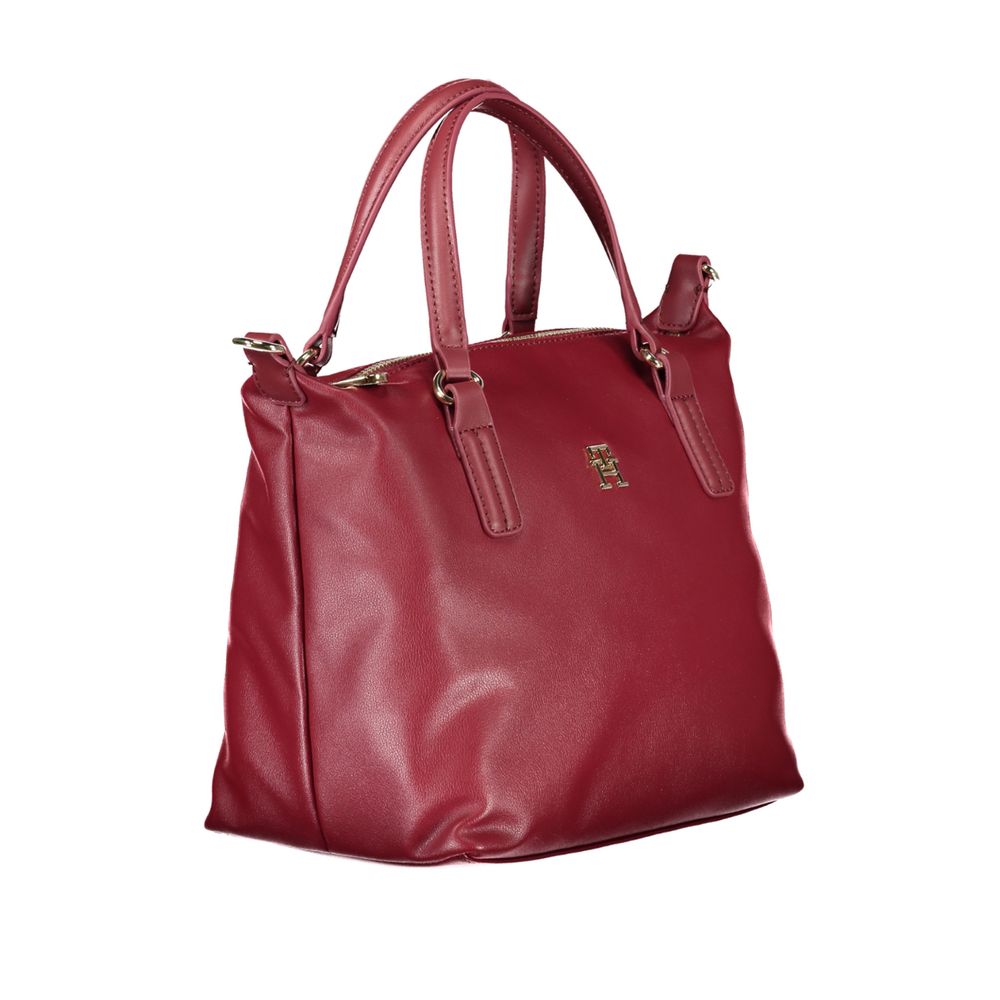 Tommy Hilfiger Rote Polyester-Handtasche