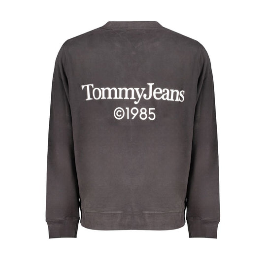 Tommy Hilfiger Schwarzer Baumwollpullover für Männer