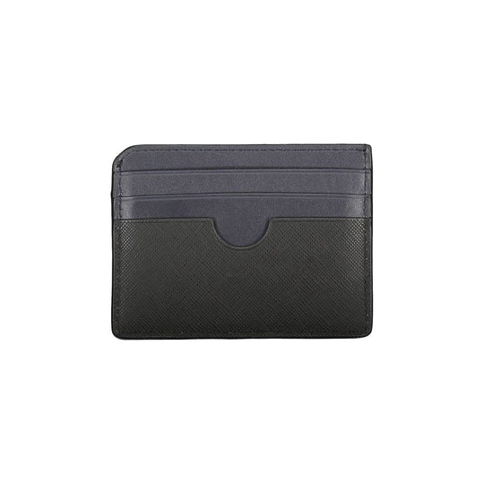 Tommy Hilfiger Schwarzes Leder Portemonnaie