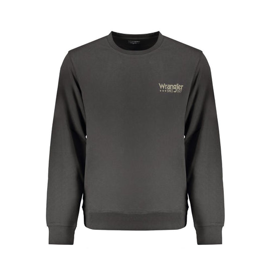 Wrangler Schwarzer Baumwollpullover für Männer
