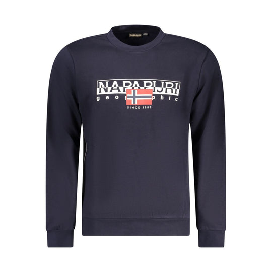 Napapijri Blauer Baumwollpullover für Männer