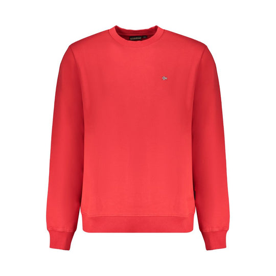 Napapijri Roter Bio-Baumwollpullover für Männer