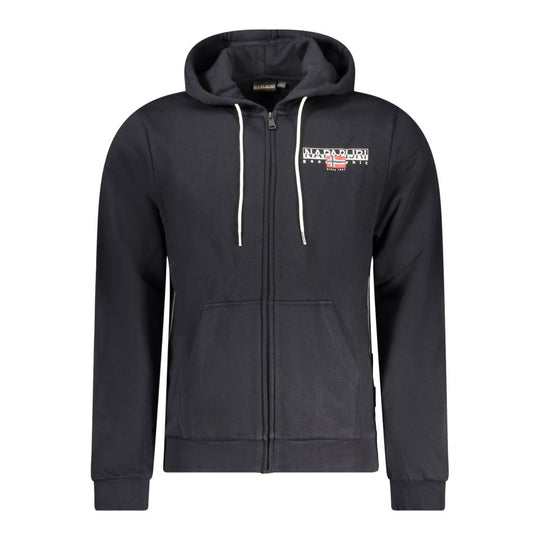 Napapijri Schwarzer Baumwollpullover für Männer