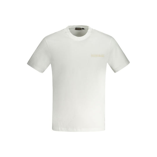 Napapijri T-Shirt aus weißer Baumwolle