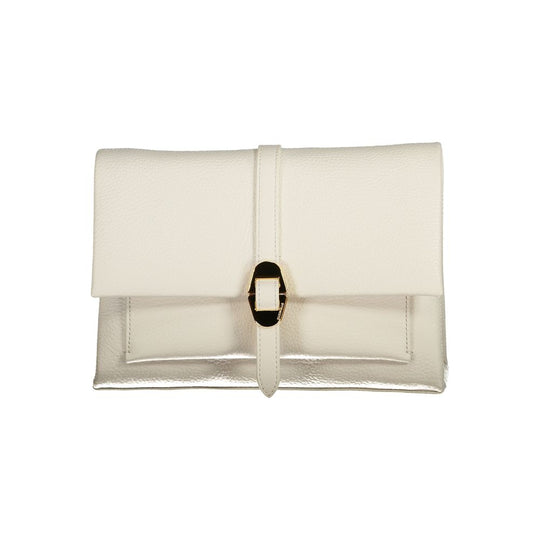 Coccinelle Weiße Lederhandtasche