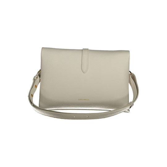 Coccinelle Weiße Lederhandtasche