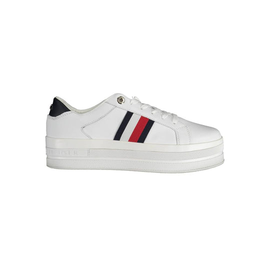 Tommy Hilfiger Sneaker aus weißem Polyester