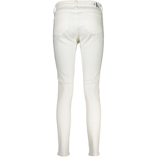 Calvin Klein Weiße Baumwolljeans &amp