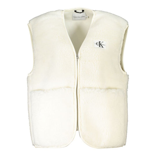 Calvin Klein Weiße Polyesterjacken &amp