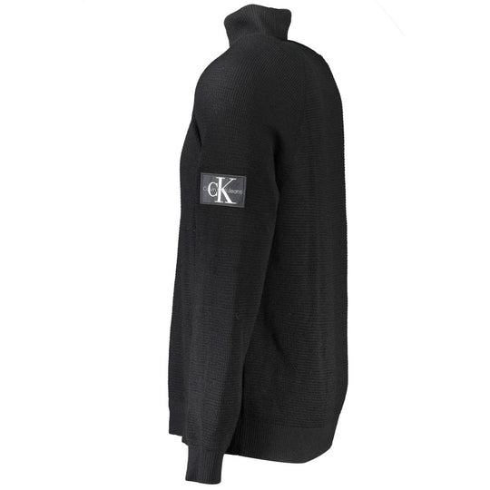 Calvin Klein Schwarzer Wollpullover