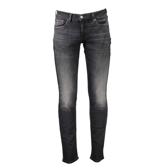 Tommy Hilfiger Schwarze Baumwolljeans &amp