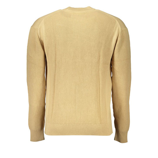 Calvin Klein Beigefarbener Baumwollpullover