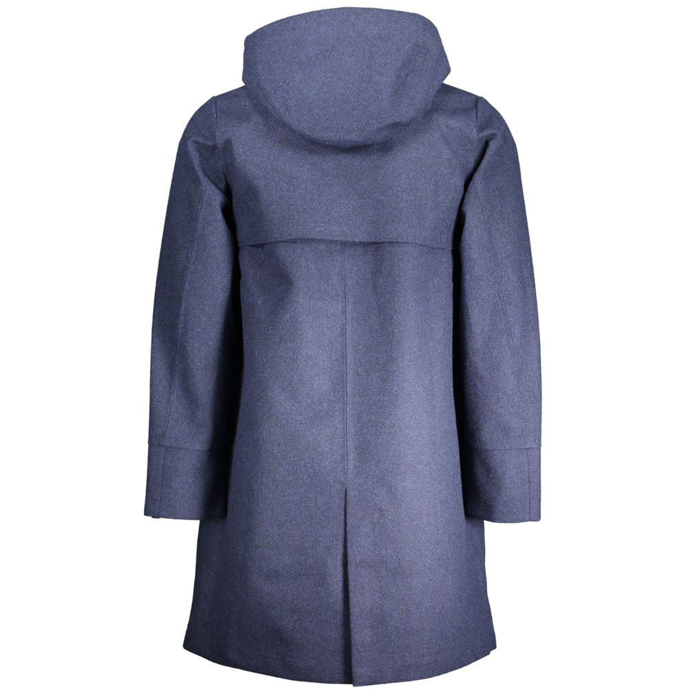 K-WAY Blaue Polyester Herrenjacke