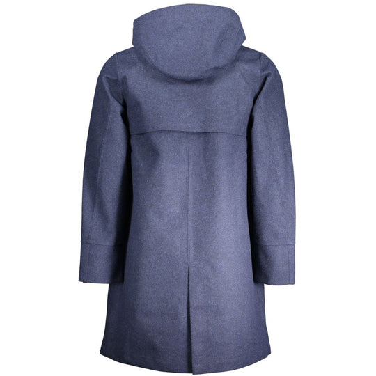 K-WAY Blaue Polyester Herrenjacke
