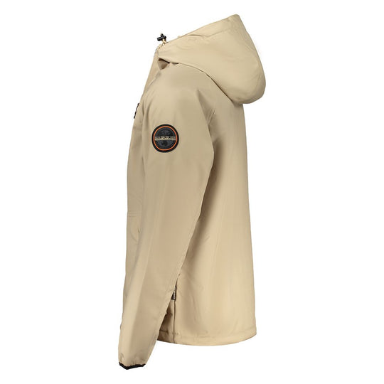Napapijri Beige Recyceltes Polyester Herren Jacke