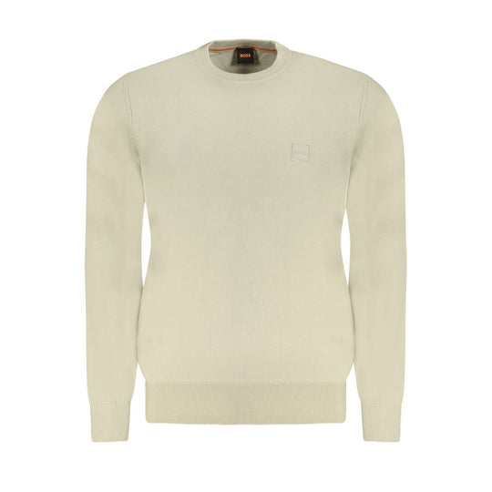 Hugo Boss Beigefarbener Baumwollpullover