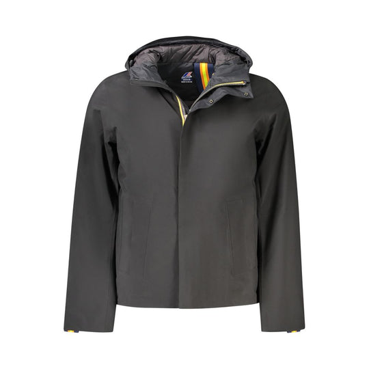 K-WAY Schwarze Polyester-Jacke
