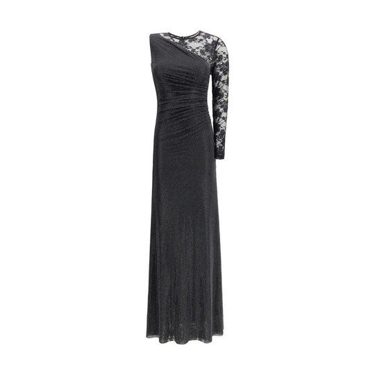 Self-Portrait Langes Kleid aus Spitze und Strass