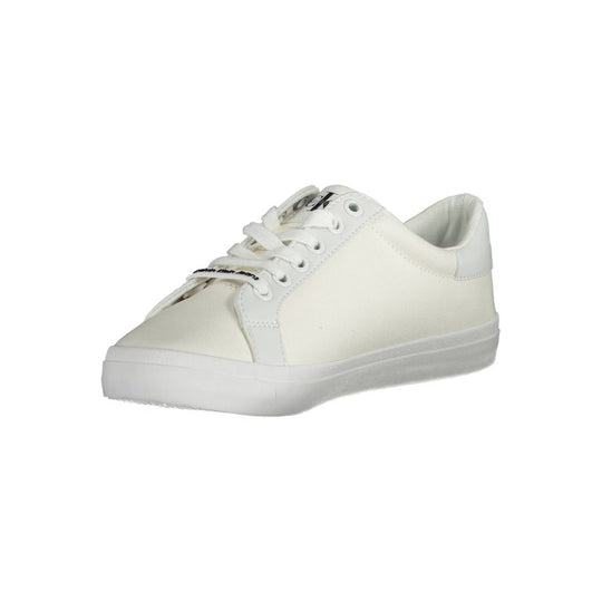 Calvin Klein Sneaker aus weißer Baumwolle