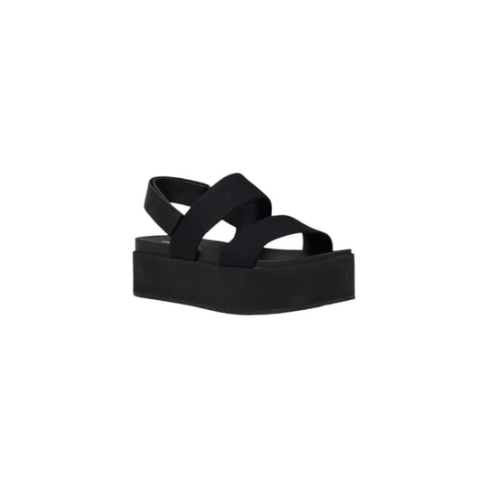 Calvin Klein Jeans Schwarze Sandale aus Bio-Baumwolle