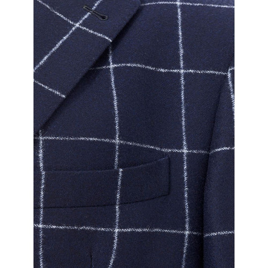 Malo Blauer Wollblazer