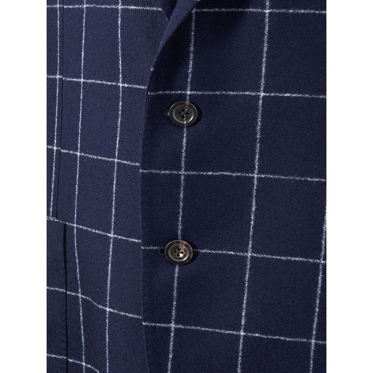 Malo Blauer Wollblazer