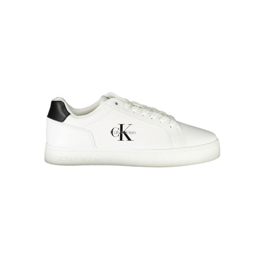 Calvin Klein Weißes Leder Herren Sneaker