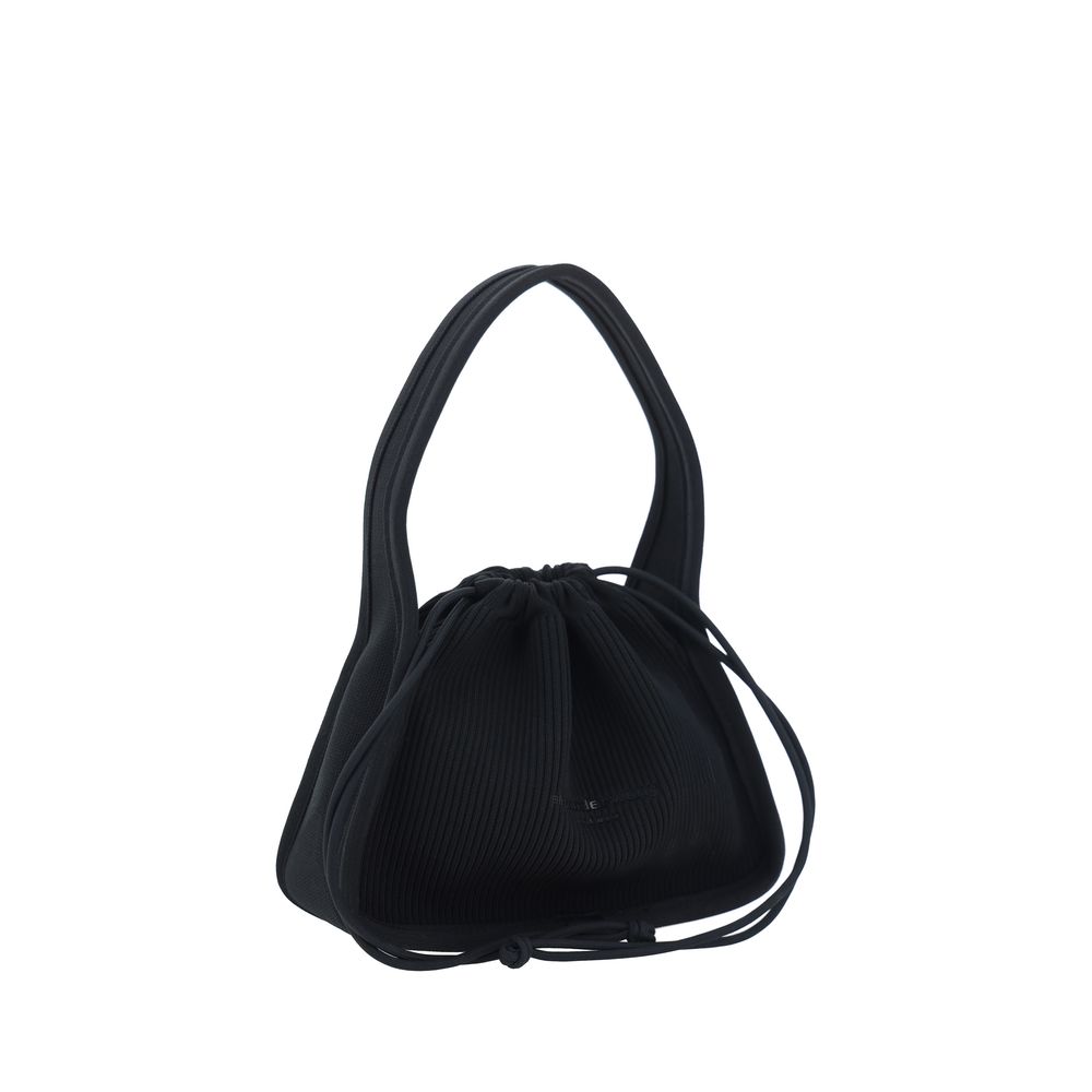 Alexander Wang Schwarze Schultertasche aus Polyester