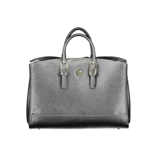 Tommy Hilfiger Schwarze Polyethylen-Handtasche