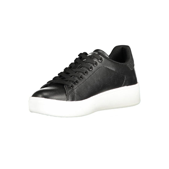 Sergio Tacchini Schwarzer Polyester Sneaker