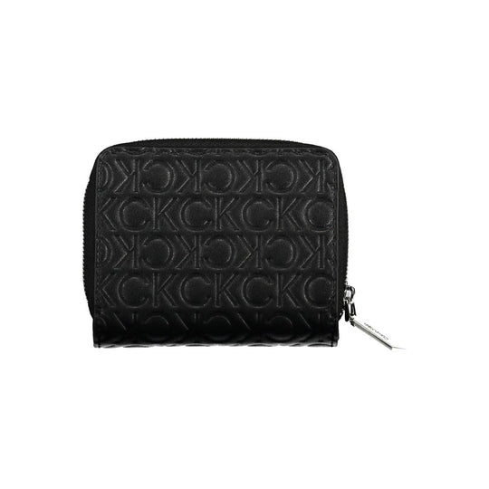 Calvin Klein Schwarzes Polyester Portemonnaie