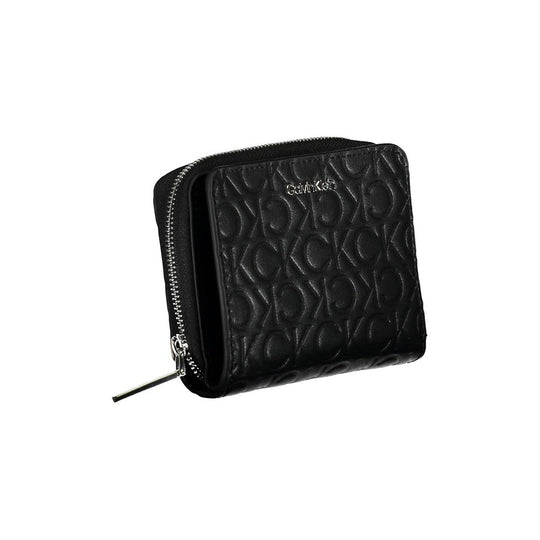 Calvin Klein Schwarzes Polyester Portemonnaie