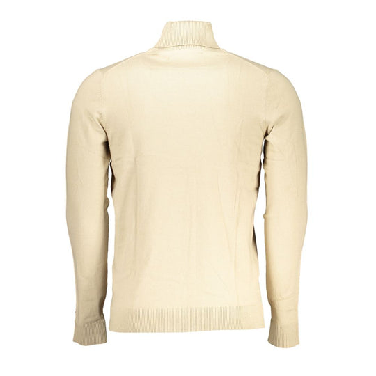Calvin Klein Beigefarbener Baumwollpullover