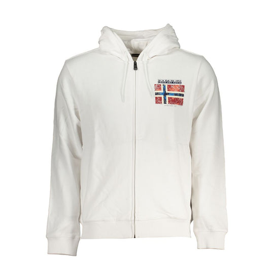 Napapijri Weißer Baumwollpullover