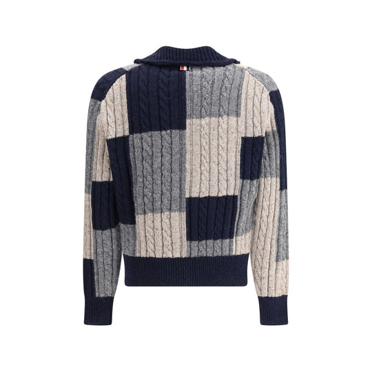 Thom Browne Intarsia Strickjacke