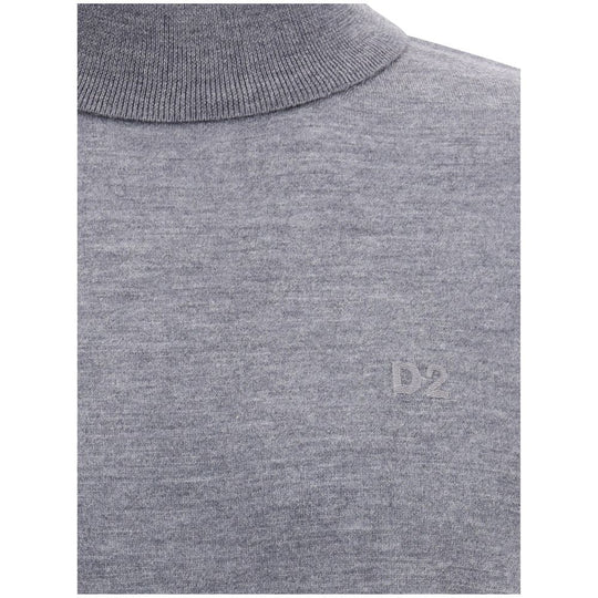 Dsquared² Rollkragenpullover aus Schurwolle