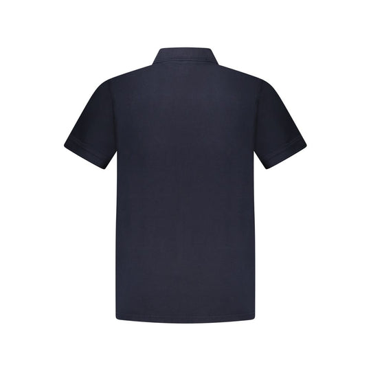 Hugo Boss Blaues Baumwoll-Poloshirt