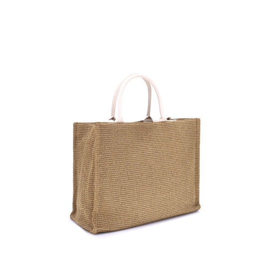 Marni Tote Tasche mit Raffia-Effekt