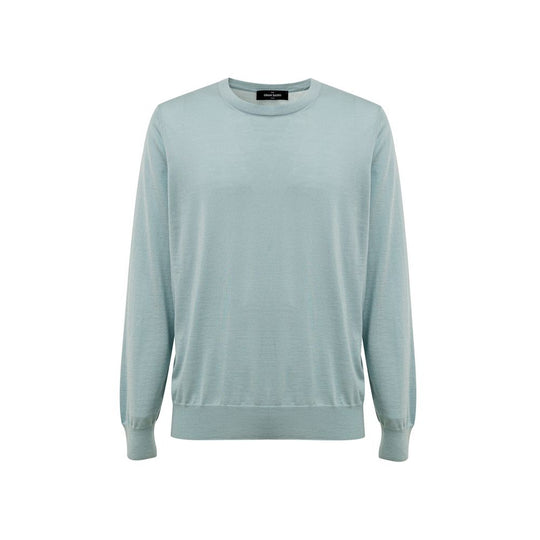 Gran Sasso Blauer Kaschmirpullover
