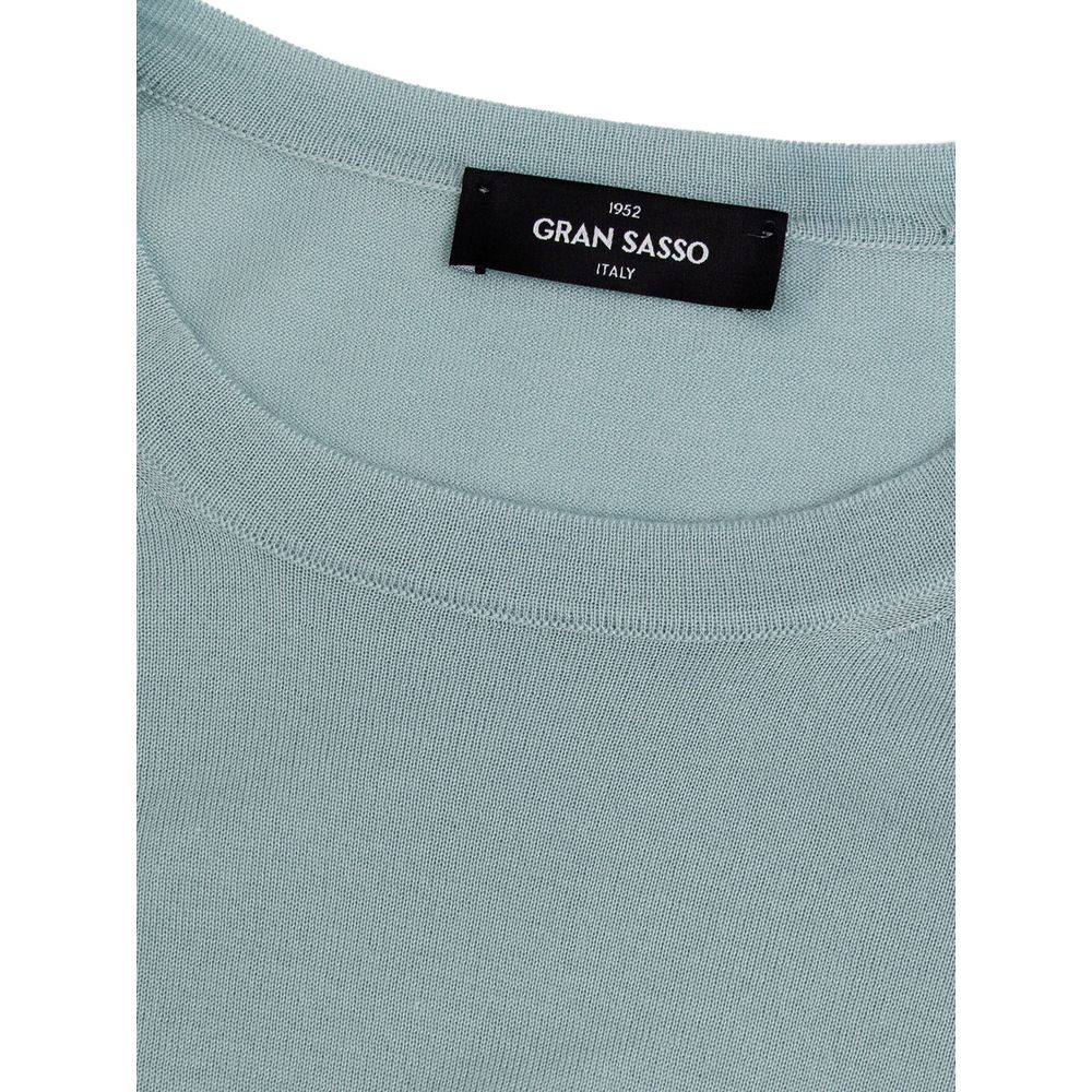 Gran Sasso Blauer Kaschmirpullover