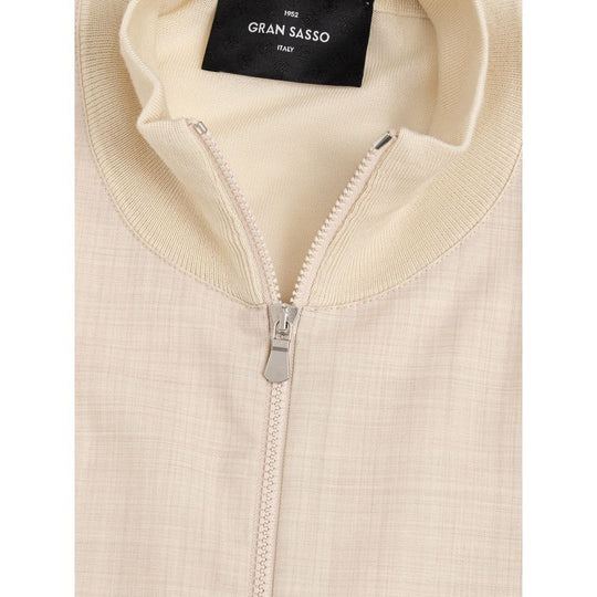 Gran Sasso T-Shirt aus beiger Wolle
