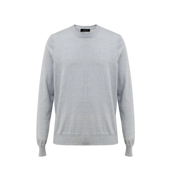 Gran Sasso Blauer Baumwollpullover