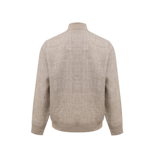 Gran Sasso Beige Leinenjacken &amp